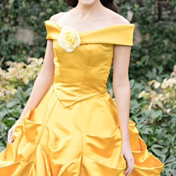 Adult Princess Belle Gown Beauty and The Beast Yellow Dress - Picture 3 of 14